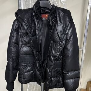 7 For All Mankind Black Jacket